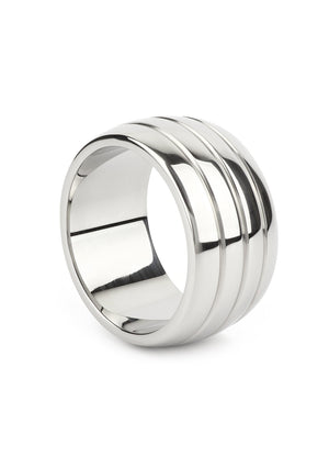 Performance masculine Mr. Steel Oval Barrel C-Ring 50mm