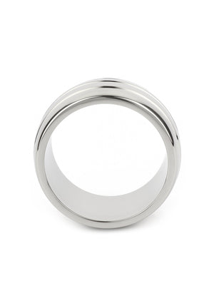 Performance masculine Mr. Steel Oval Barrel C-Ring 50mm