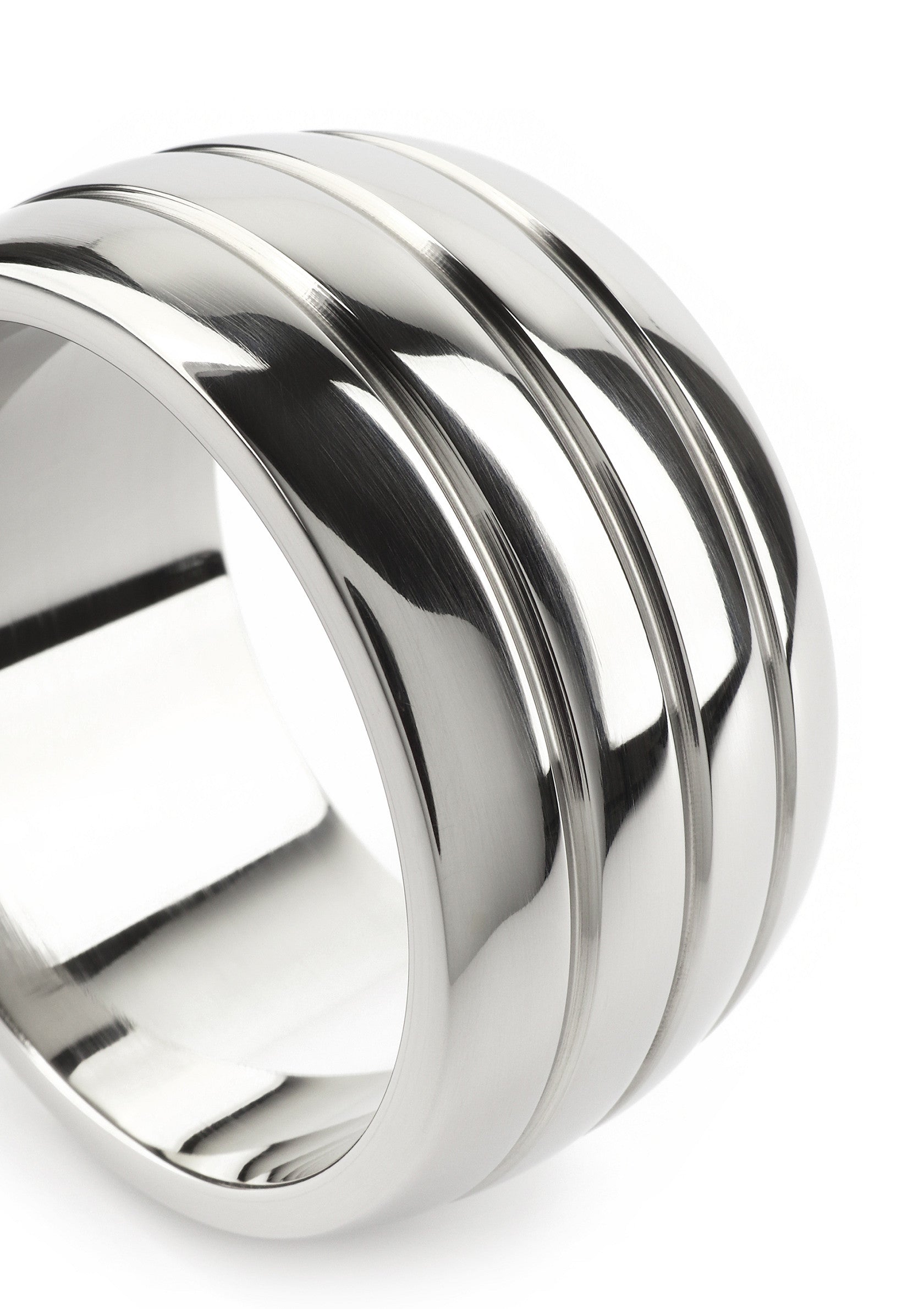 Performance masculine Mr. Steel Oval Barrel C-Ring 50mm
