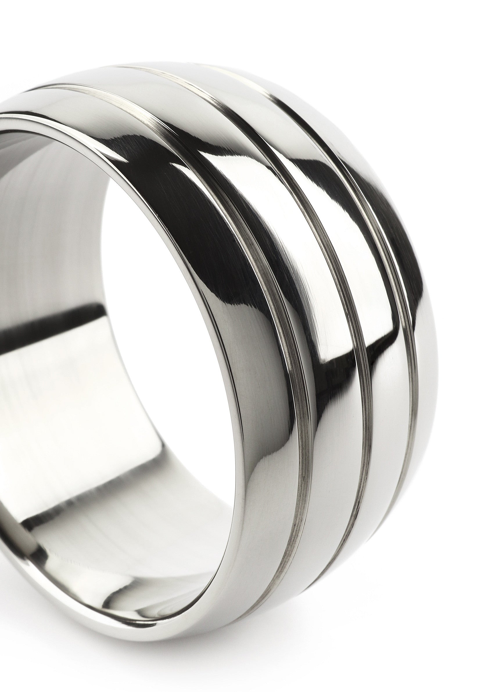 Performance masculine Mr. Steel Oval Barrel C-Ring 55mm