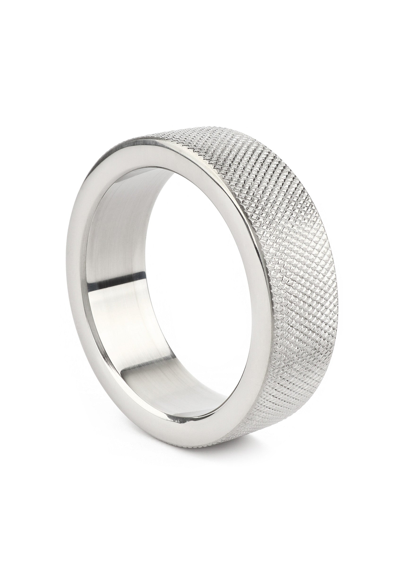Performance masculine Mr. Steel CrissCross C-Ring 40mm