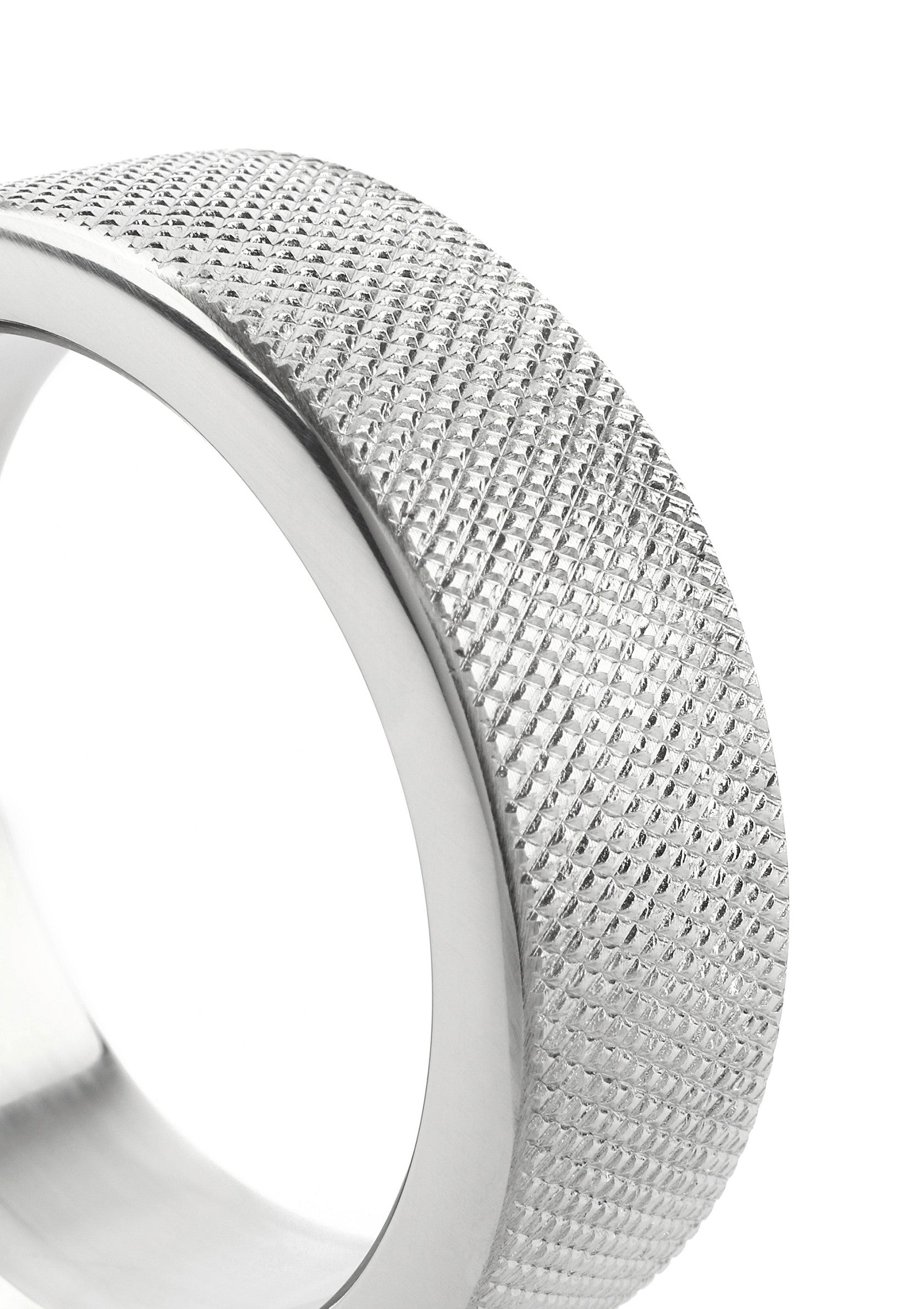 Performance masculine Mr. Steel CrissCross C-Ring 40mm