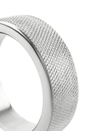 Performance masculine Mr. Steel CrissCross C-Ring 40mm
