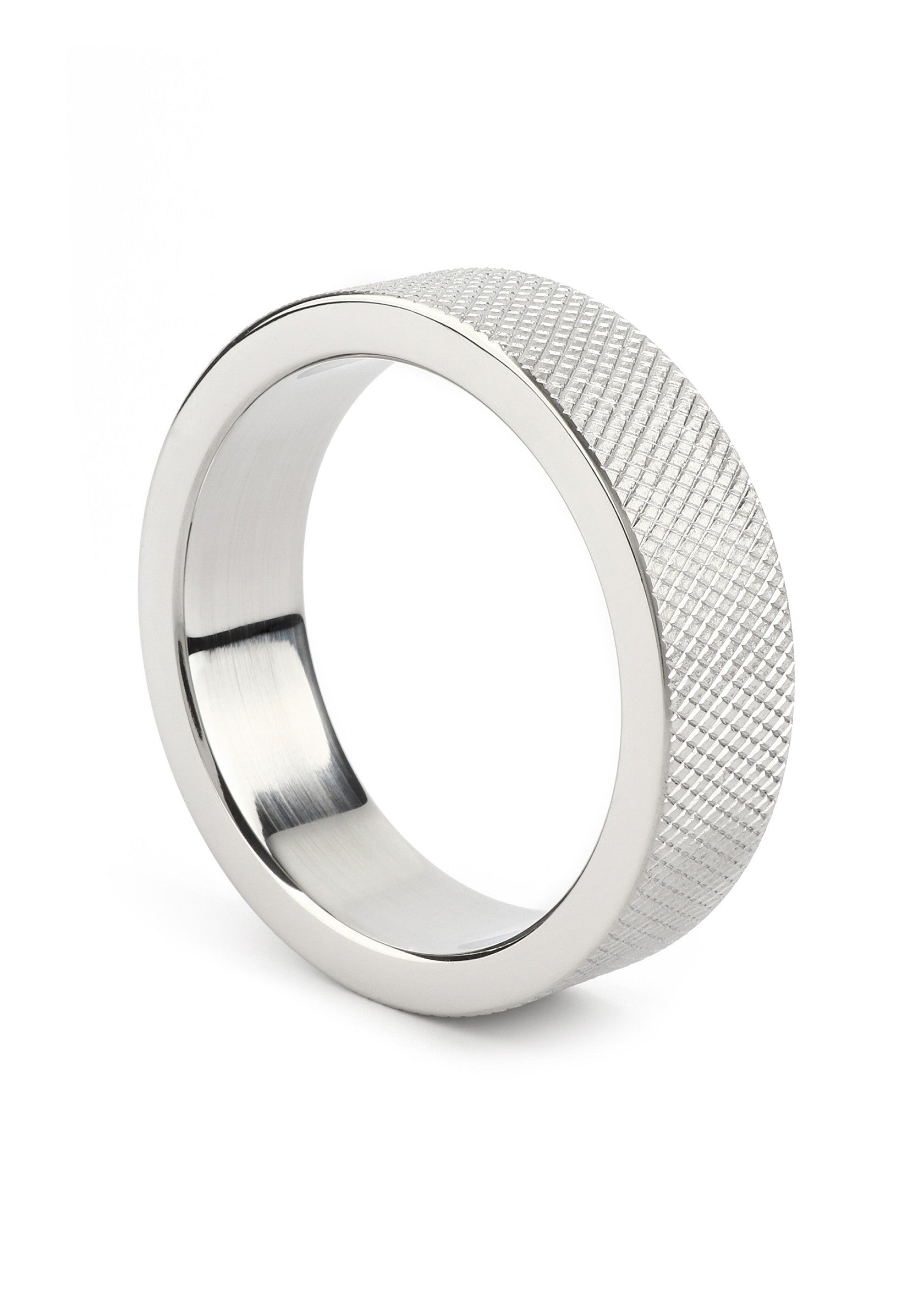 Performance masculine Mr. Steel CrissCross C-Ring 45mm
