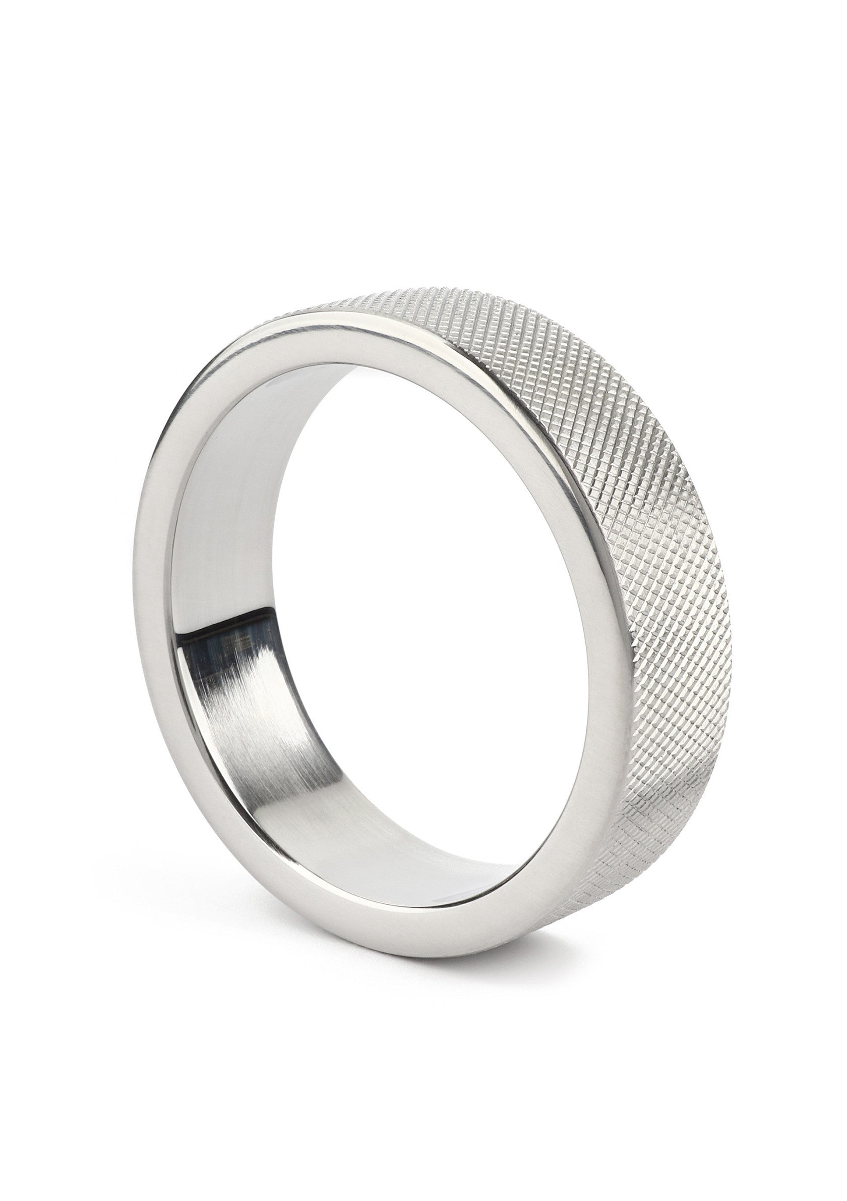 Performance masculine Mr. Steel CrissCross C-Ring 50mm