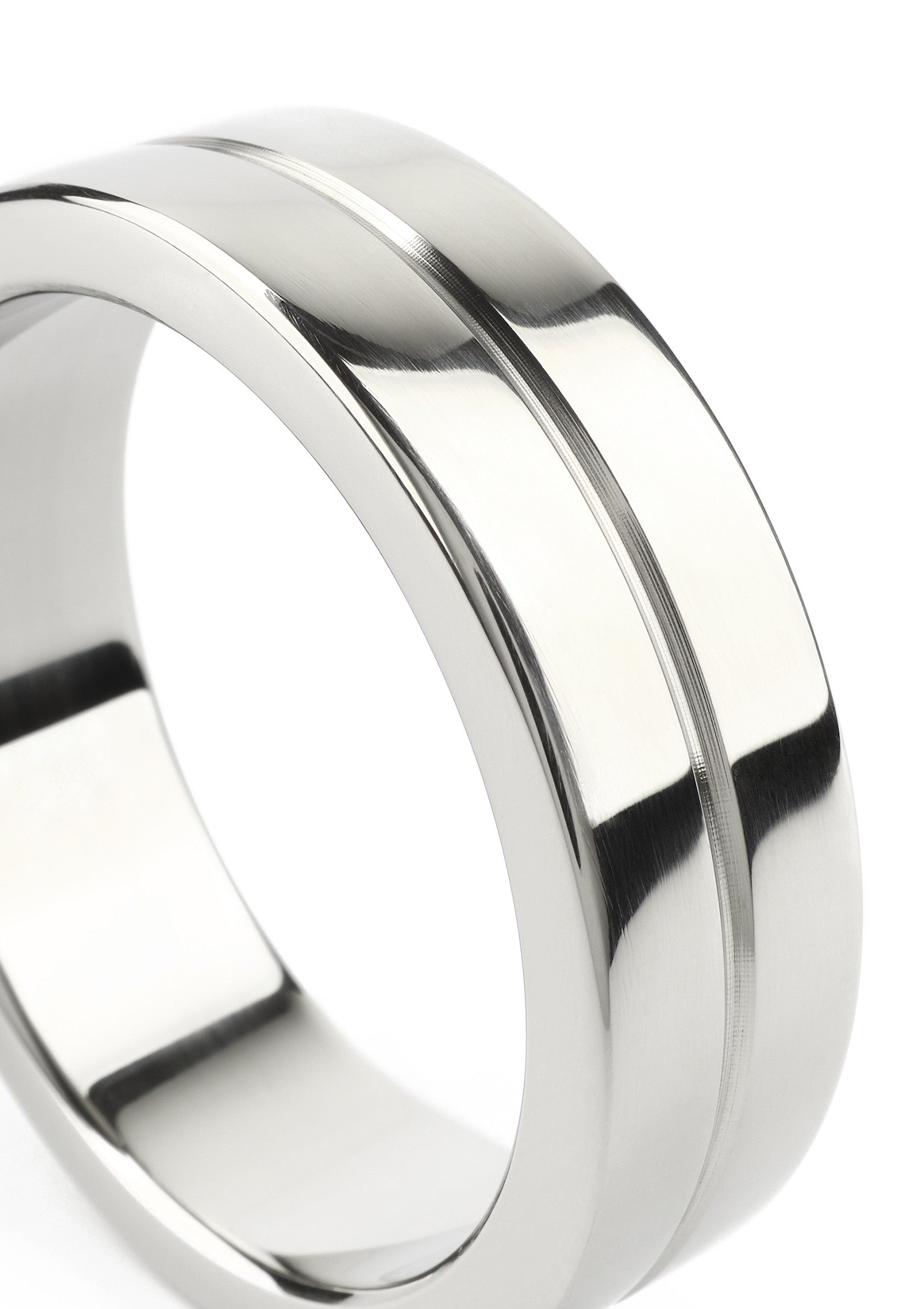 Performance masculine Mr. Steel Single Grooved C-Ring 45mm