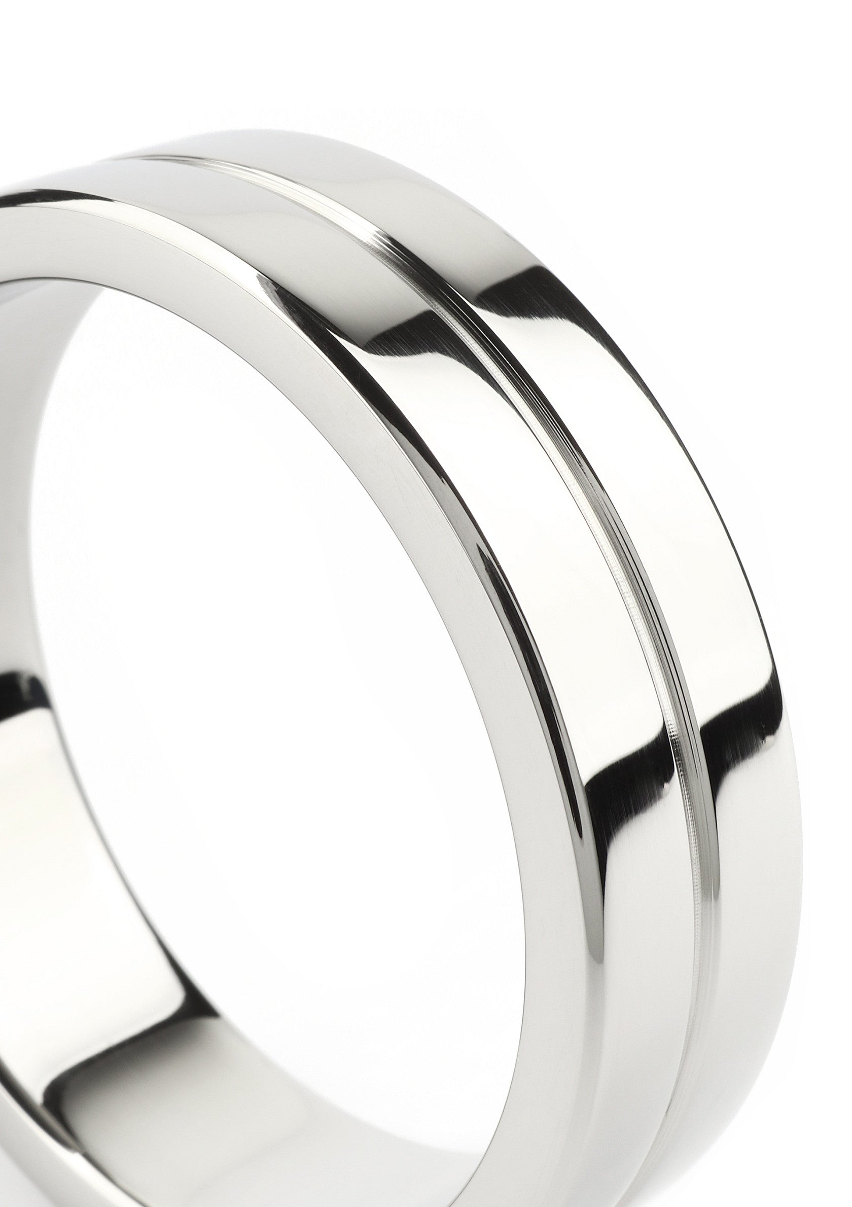 Performance masculine Mr. Steel Single Grooved C-Ring 50mm