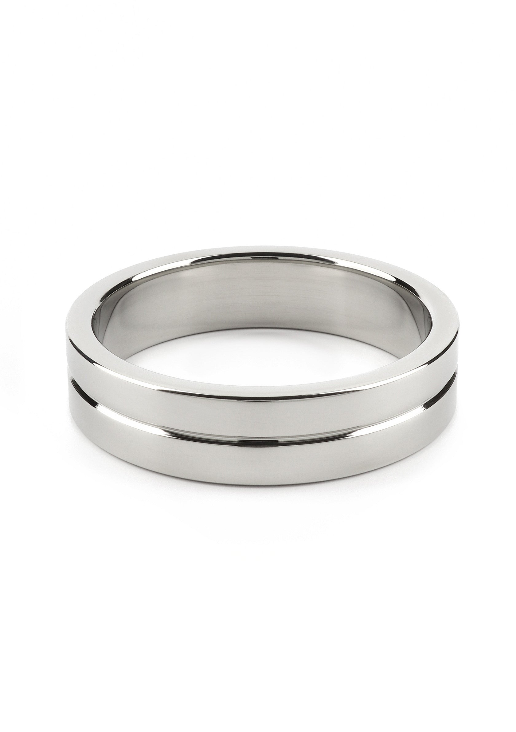 Performance masculine Mr. Steel Single Grooved C-Ring 55mm