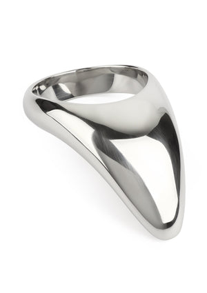 Performance masculine Mr. Steel Teardrop C-Ring 50mm