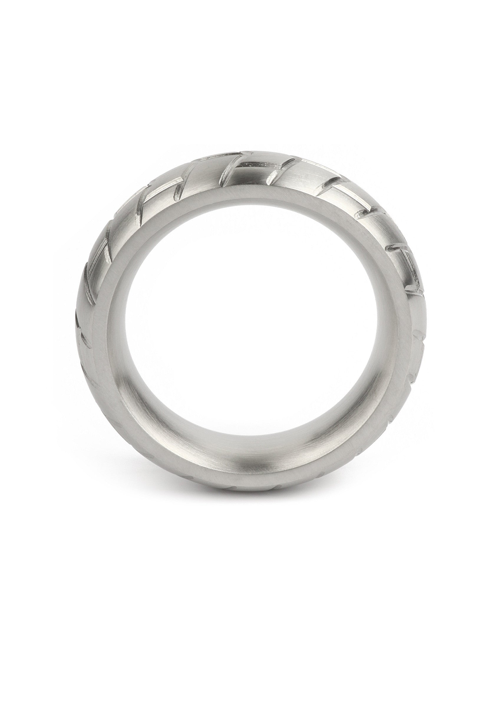 Performance masculine Mr. Steel MeGa Tire C-Ring Satin 40mm