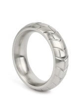 Performance masculine Mr. Steel MeGa Tire C-Ring Satin 45mm
