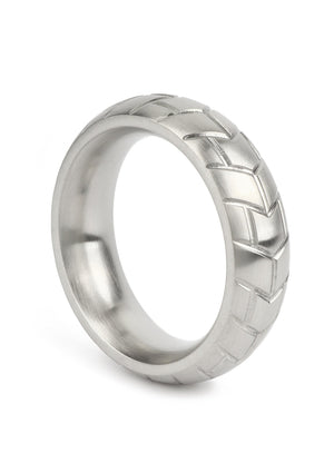 Performance masculine Mr. Steel MeGa Tire C-Ring Satin 45mm