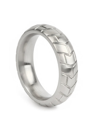 Performance masculine Mr. Steel MeGa Tire C-Ring Satin 50mm