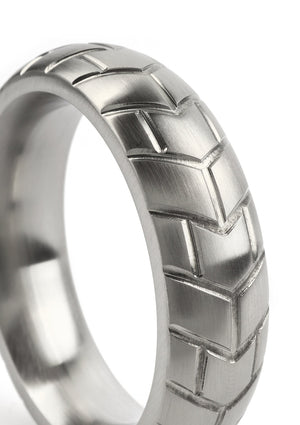 Performance masculine Mr. Steel MeGa Tire C-Ring Satin 50mm