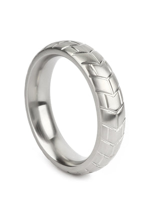 Performance masculine Mr. Steel MeGa Tire C-Ring Satin 55mm