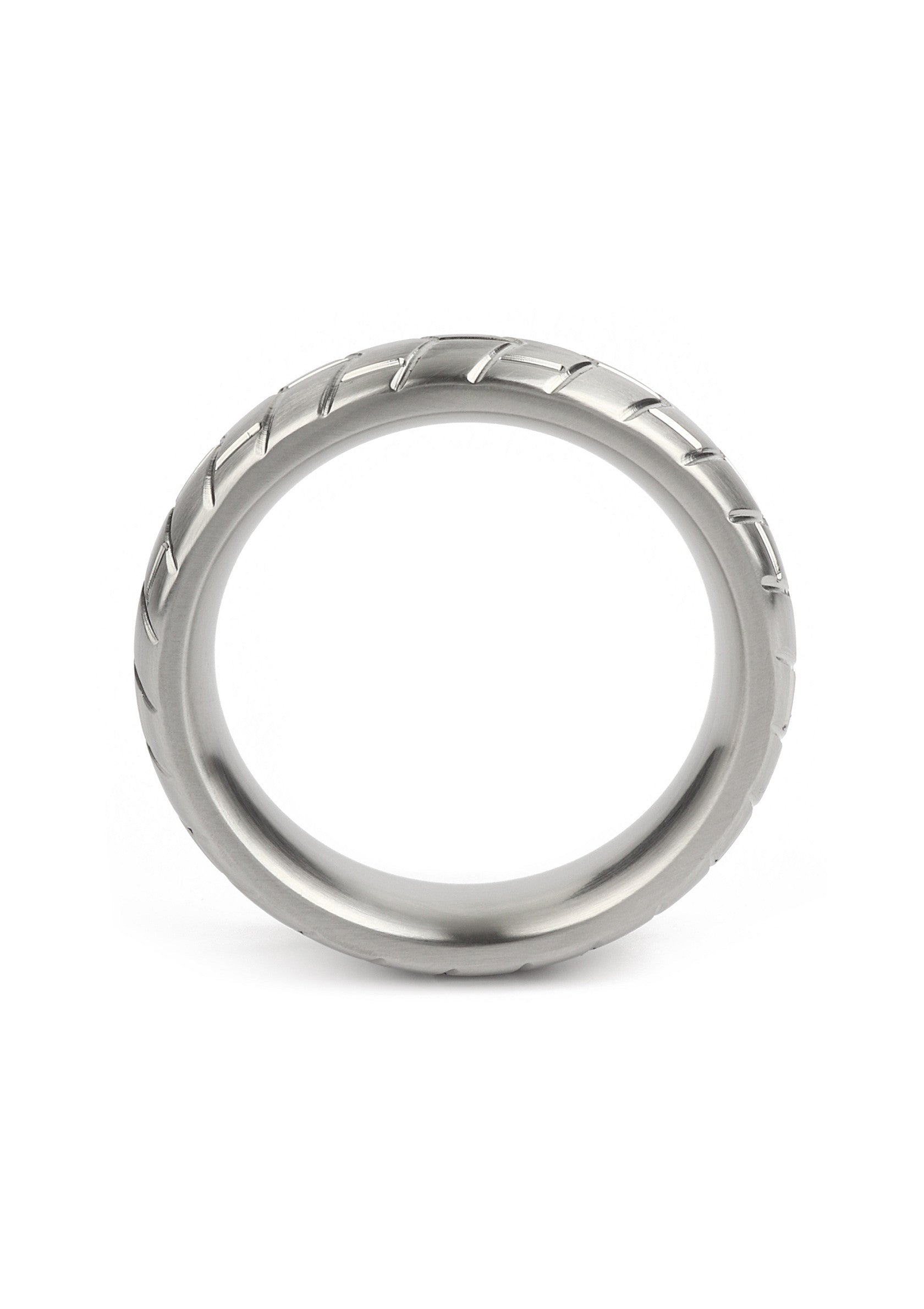 Performance masculine Mr. Steel MeGa Tire C-Ring Satin 55mm