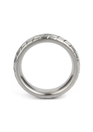 Performance masculine Mr. Steel MeGa Tire C-Ring Satin 55mm