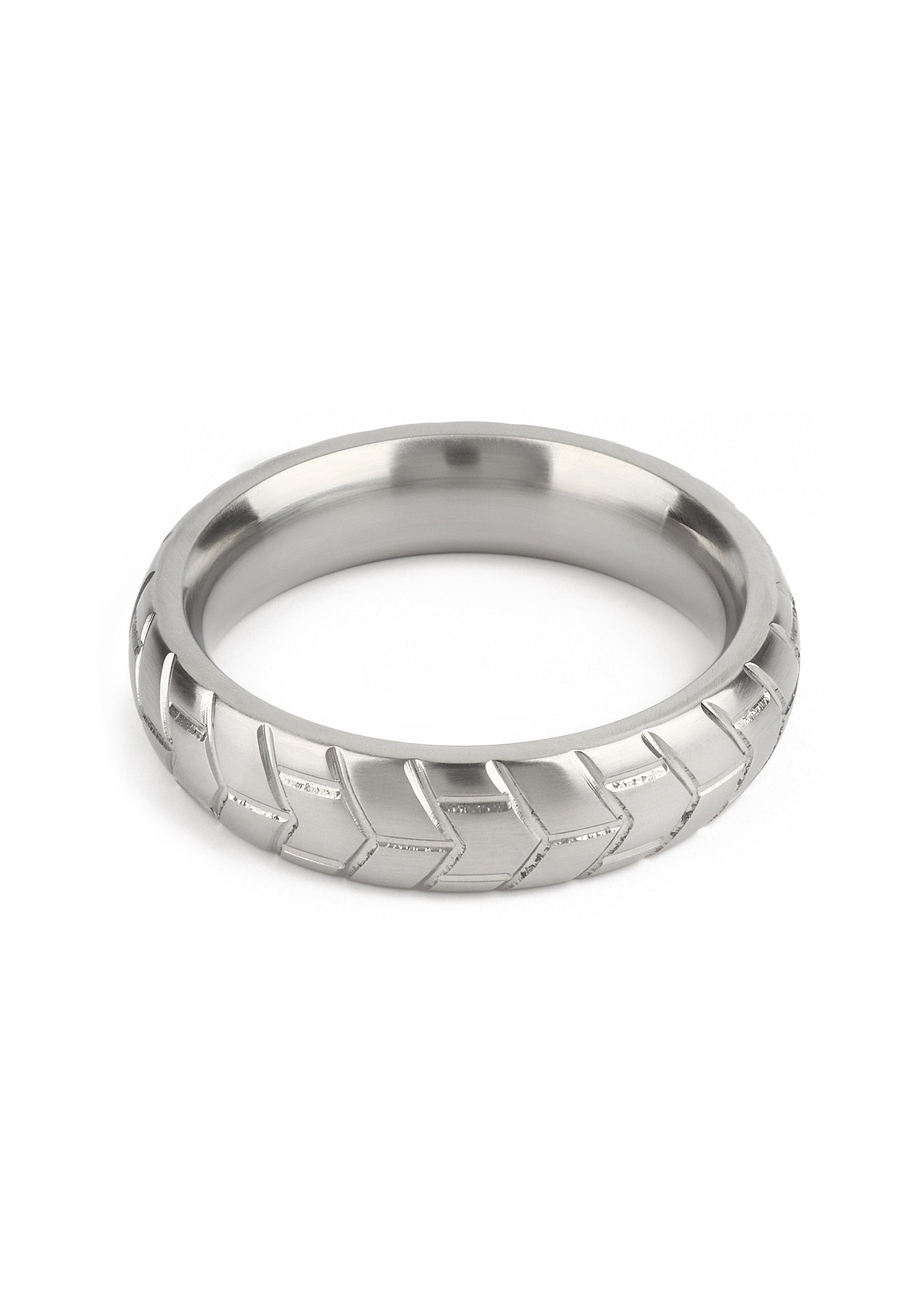 Performance masculine Mr. Steel MeGa Tire C-Ring Satin 55mm