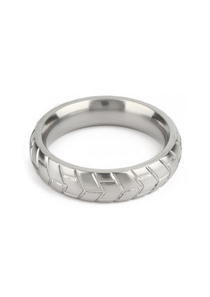Performance masculine Mr. Steel MeGa Tire C-Ring Satin 55mm