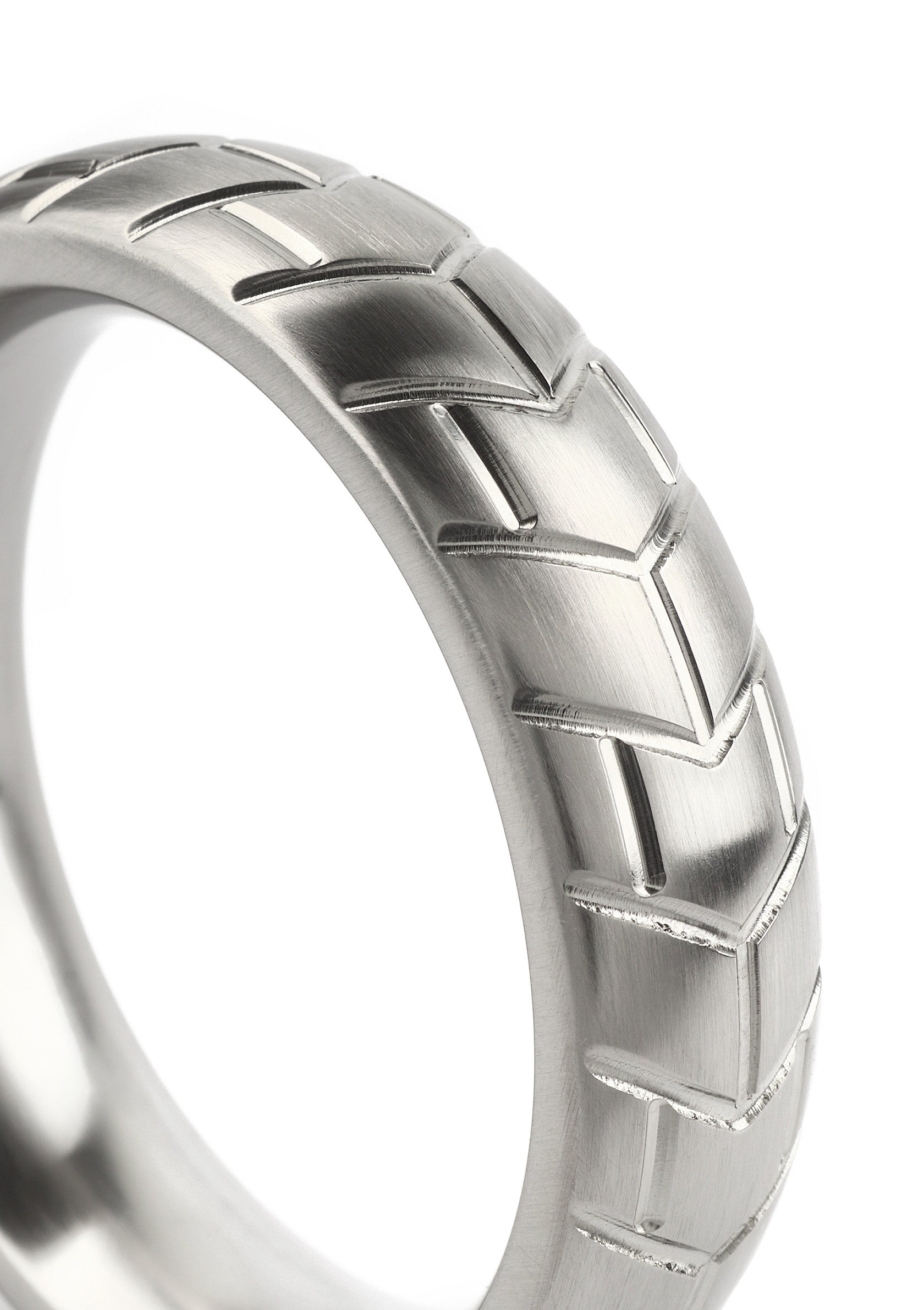 Performance masculine Mr. Steel MeGa Tire C-Ring Satin 55mm