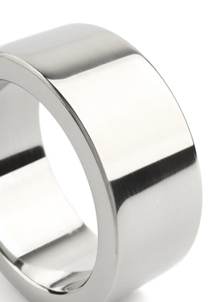 Performance masculine Mr. Steel Mega Wide Band C-Ring 40mm