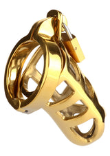 Accessoire BDSM Mr. Steel Brutal Chastity Cage Gold