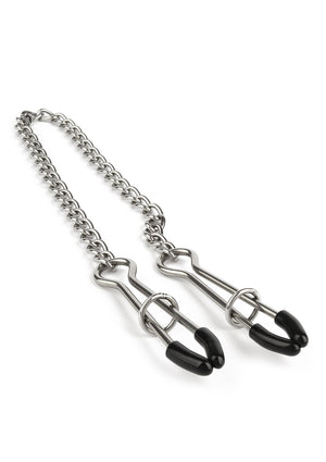 Accessoire BDSM Mr. Steel Tweezer Nipple Clamps