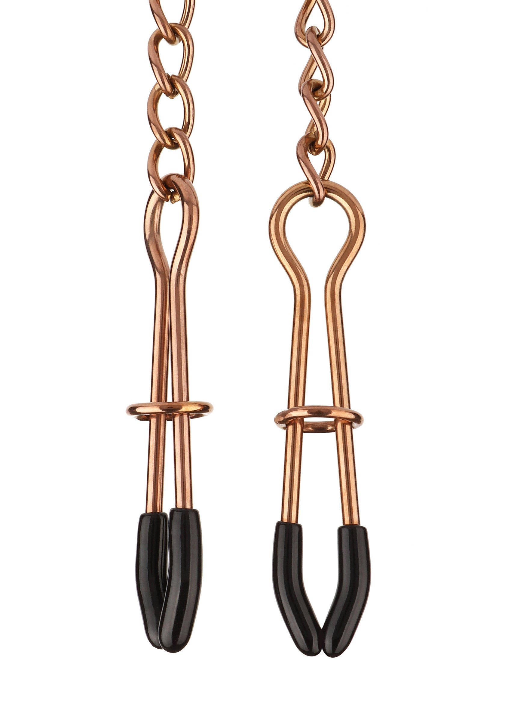 Accessoire BDSM Mr. Steel Tweezer Nipple Clamps Gold