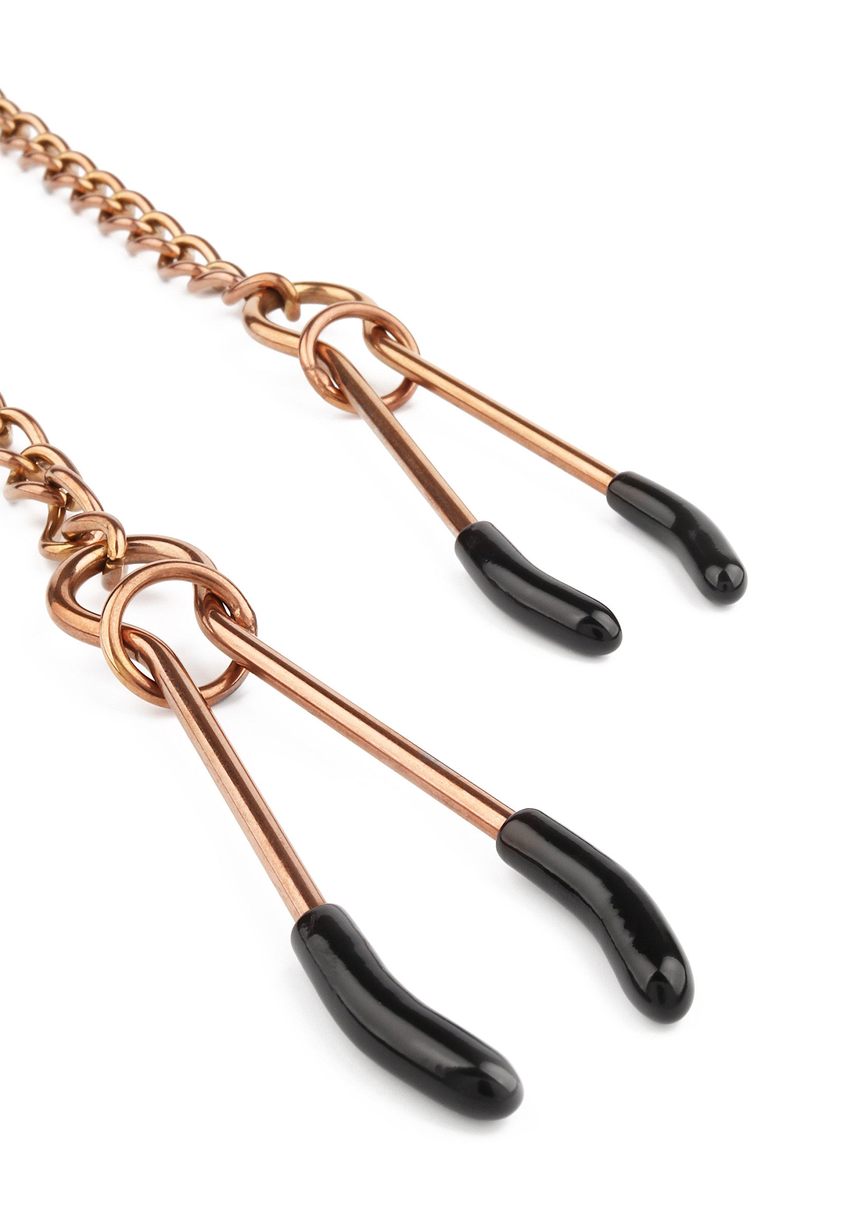 Accessoire BDSM Mr. Steel Tweezer Nipple Clamps Gold