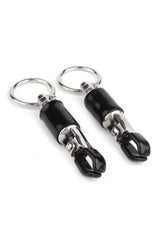 Accessoire BDSM Mr. Steel Barrel Tit Clamps With Ring