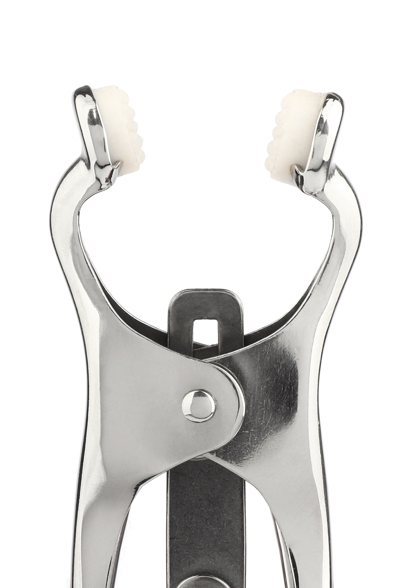 Accessoire BDSM Mr. Steel Squeezer Nipple Clamps W Ring