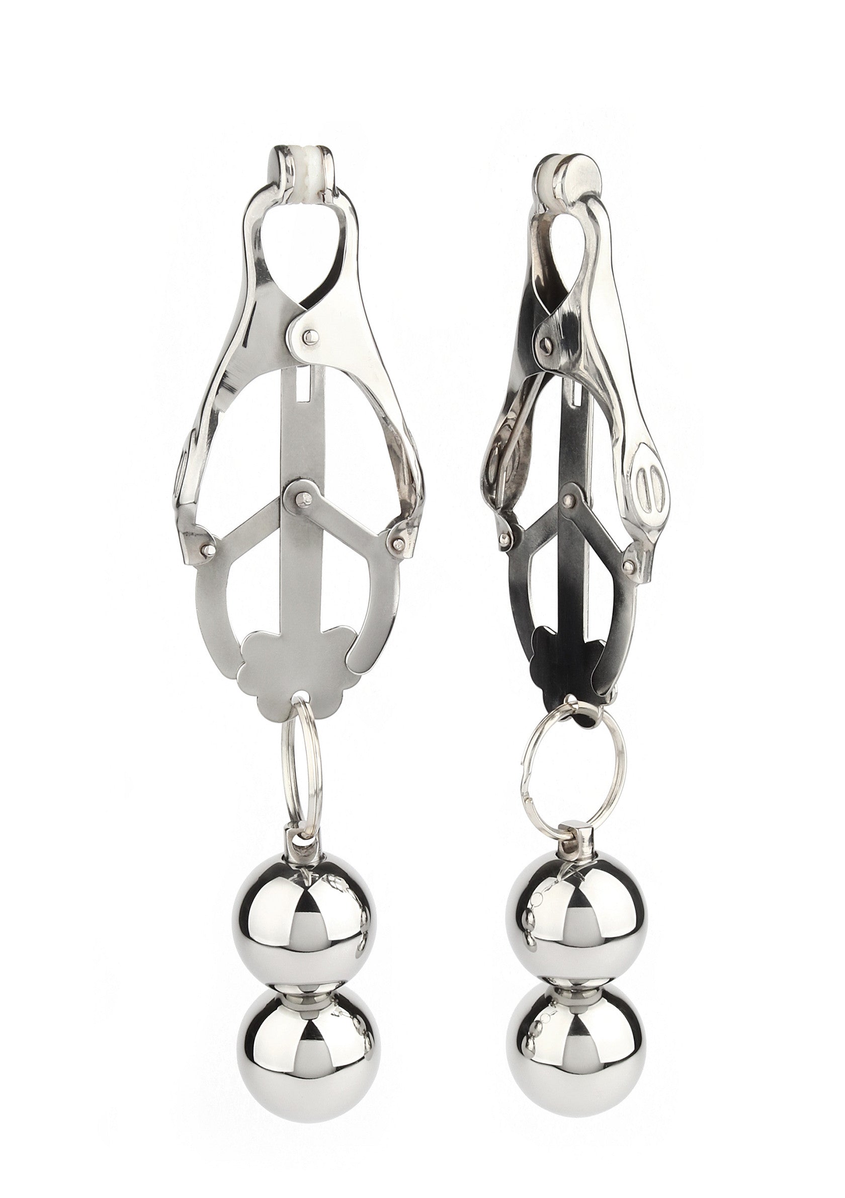 Accessoire BDSM Mr. Steel Clover Nipple Clamps Weight