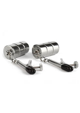 Accessoire BDSM Mr. Steel Aligator Nipple Clamps Weights
