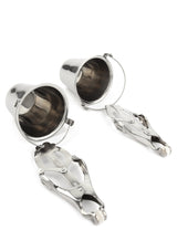 Accessoire BDSM Mr. Steel Nipple Clamps with Buckets