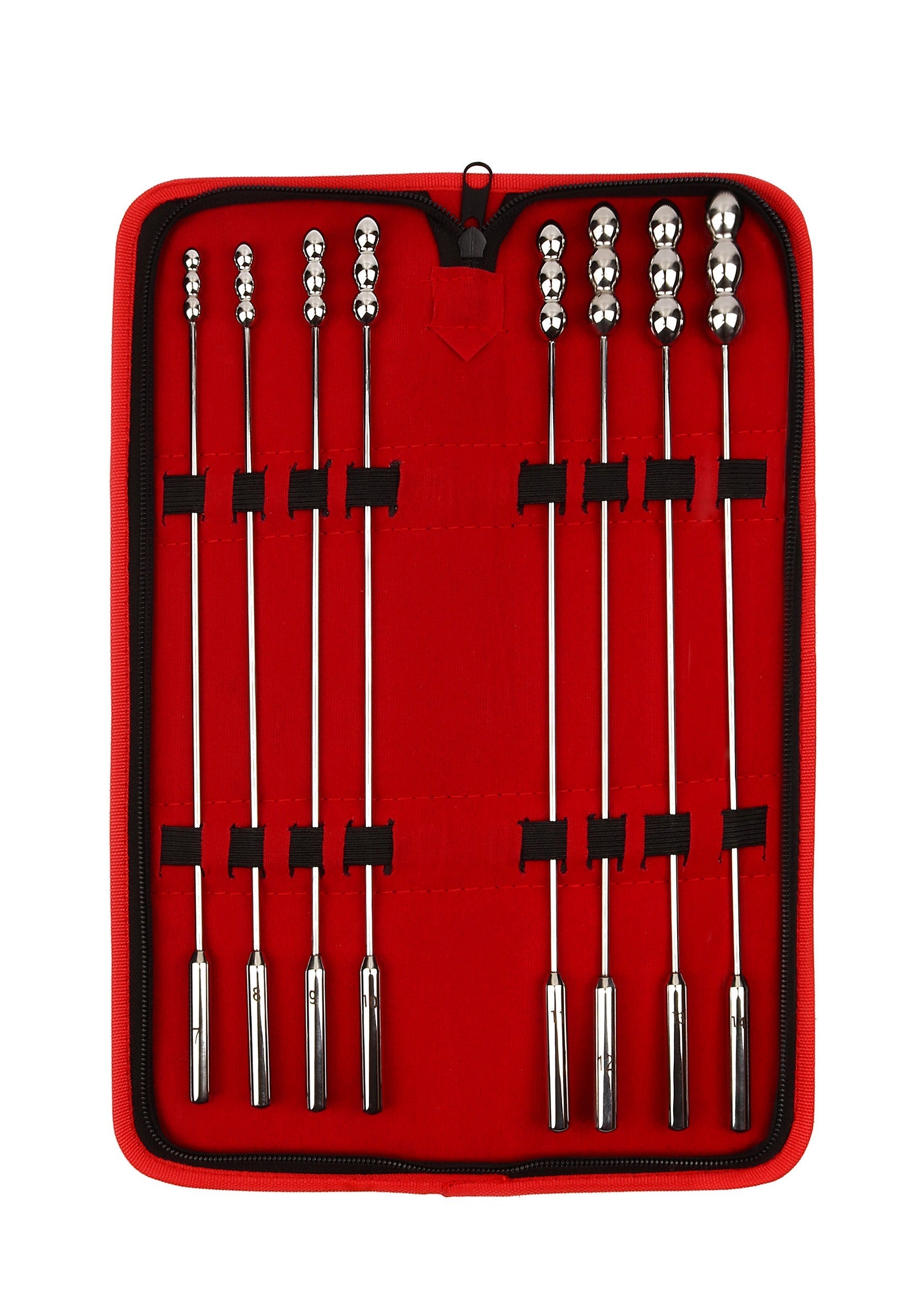 Accessoire BDSM Mr. Steel Rosebud Urethral Sounds 8 pcs
