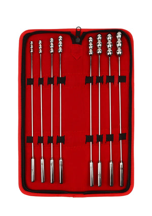Accessoire BDSM Mr. Steel Rosebud Urethral Sounds 8 pcs