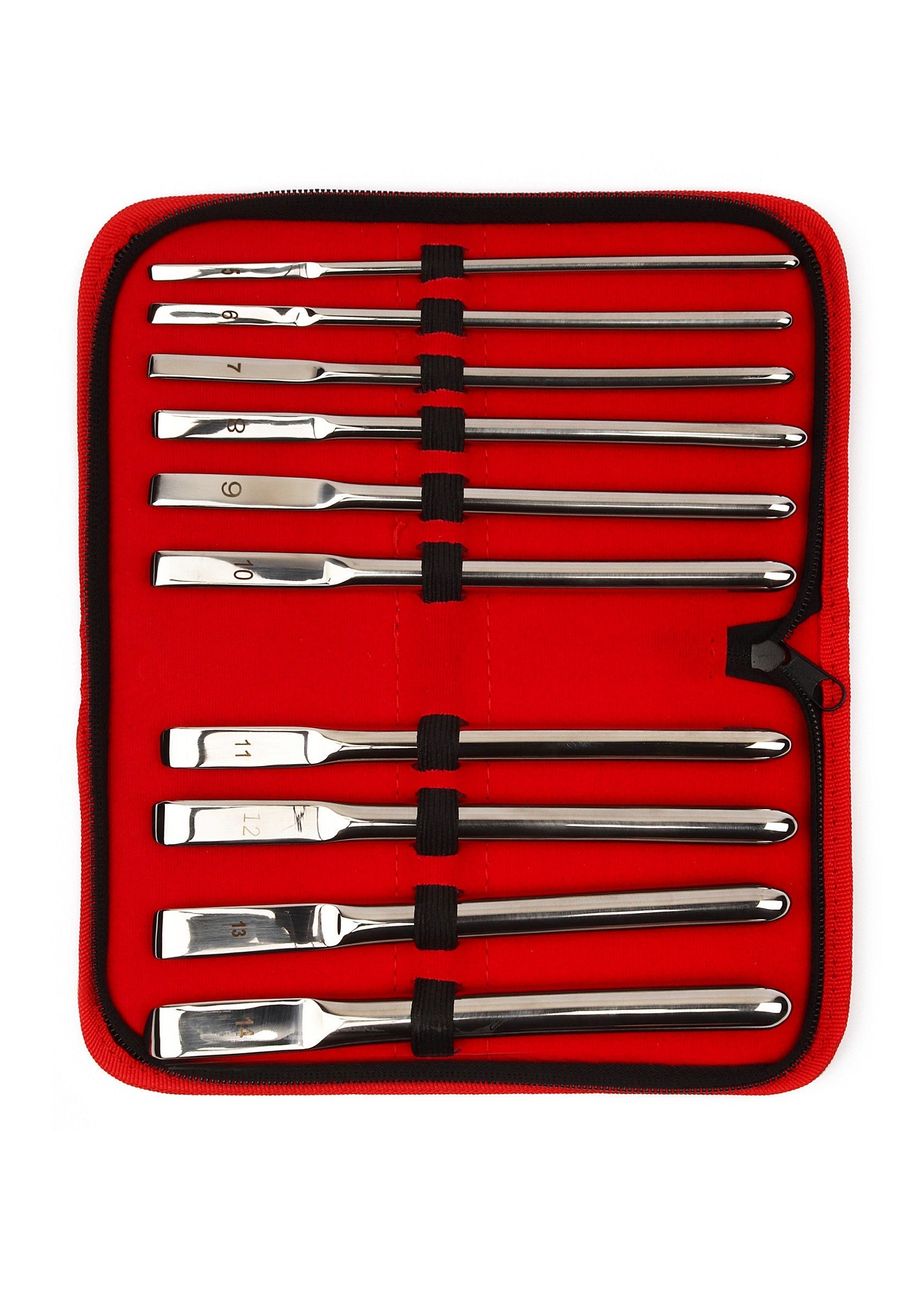 Accessoire BDSM Mr. Steel Single End Dilator 10 pcs