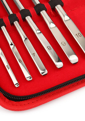 Accessoire BDSM Mr. Steel Single End Dilator 10 pcs
