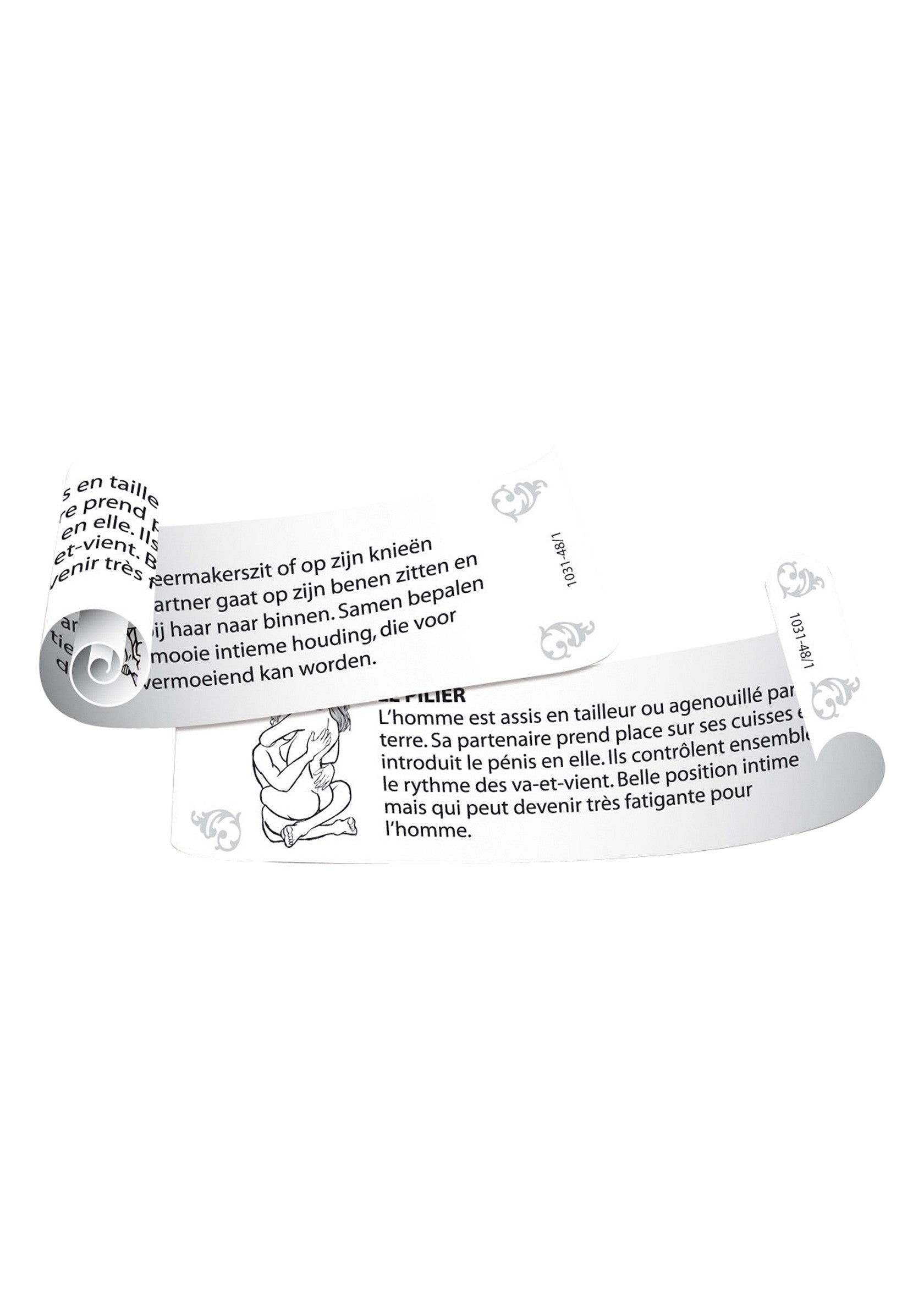 Jeu coquin Tease & Please Hart/Coeur Kamasutra NL/FR