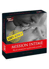 Jeu coquin Tease & Please Mission Intime 100 % Kinky FR