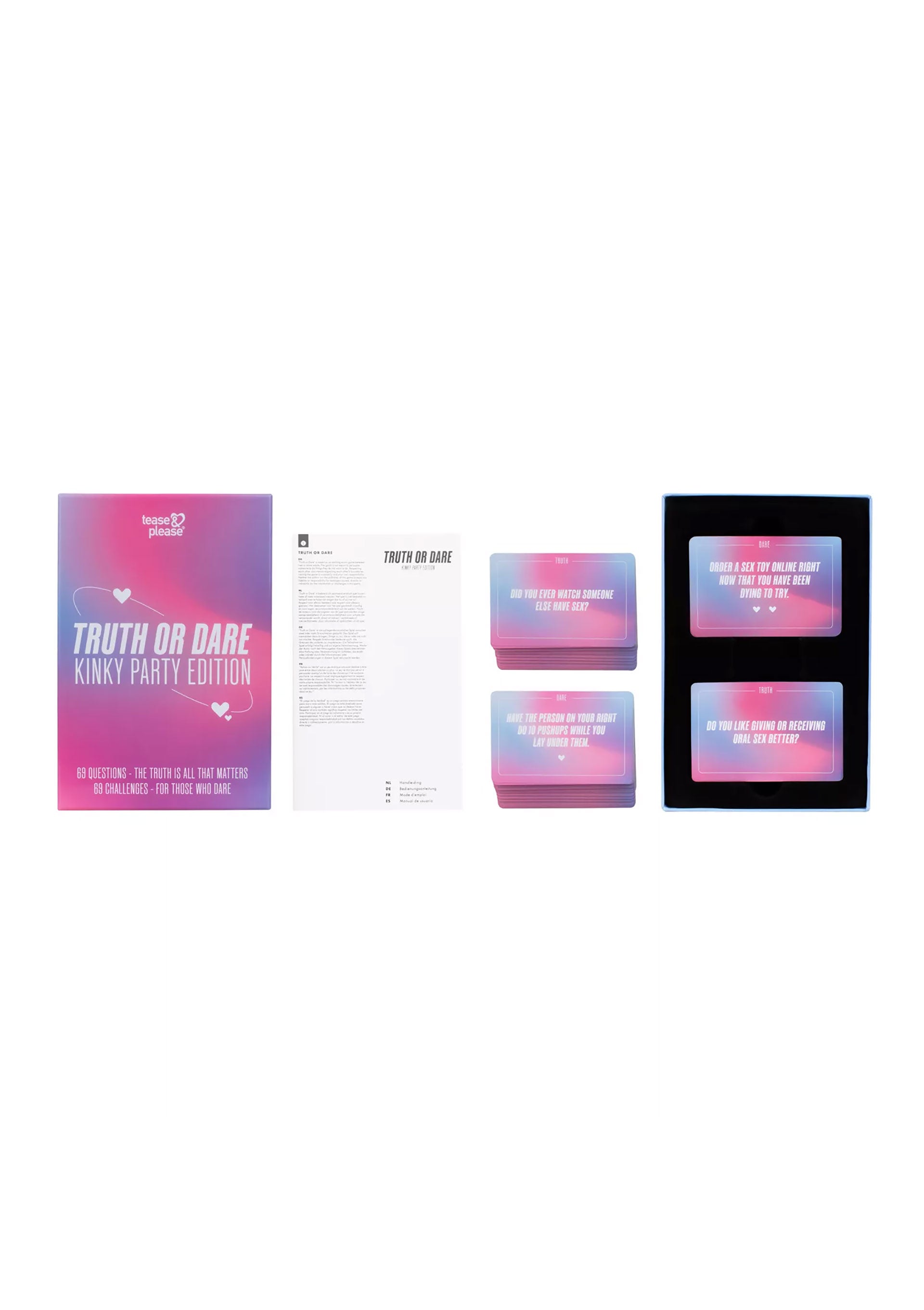 Jeu coquin Tease & Please Truth or Dare Kinky Party Edition