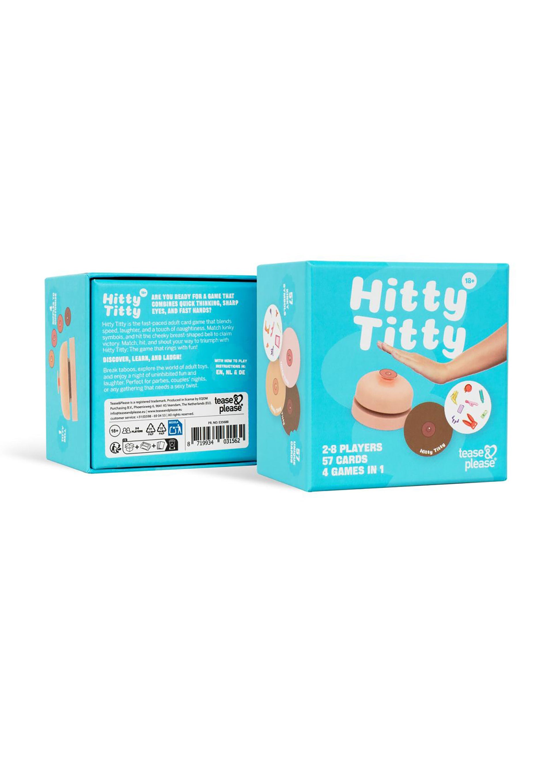 Jeu coquin Tease & Please Hitty Titty Card Game