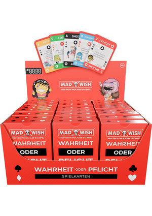 Jeu coquin Mad Party Games MadWish Playing Cards 24 pcs ENG/DE