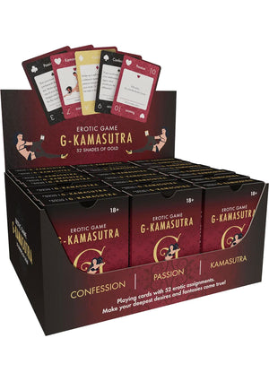 Jeu coquin Mad Party Games G Kamasutra cards 24 pcs ENG/FR/DE