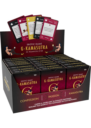 Jeu coquin Mad Party Games G Kamasutra cards 24 pcs ENG/FR/DE