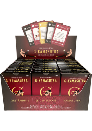 Jeu coquin Mad Party Games G Kamasutra cards 24 pcs ENG/FR/DE