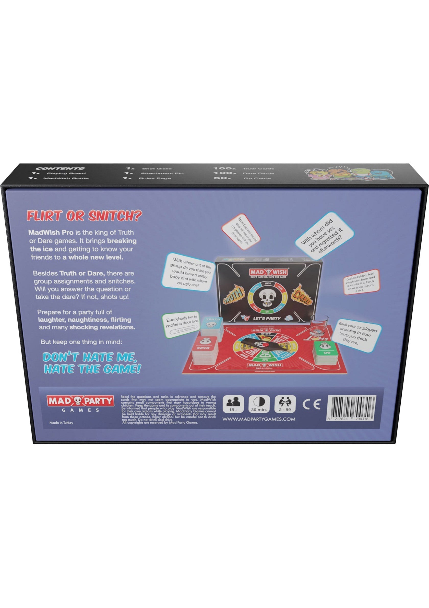 Jeu coquin Mad Party Games MadWish Pro ENG/DE