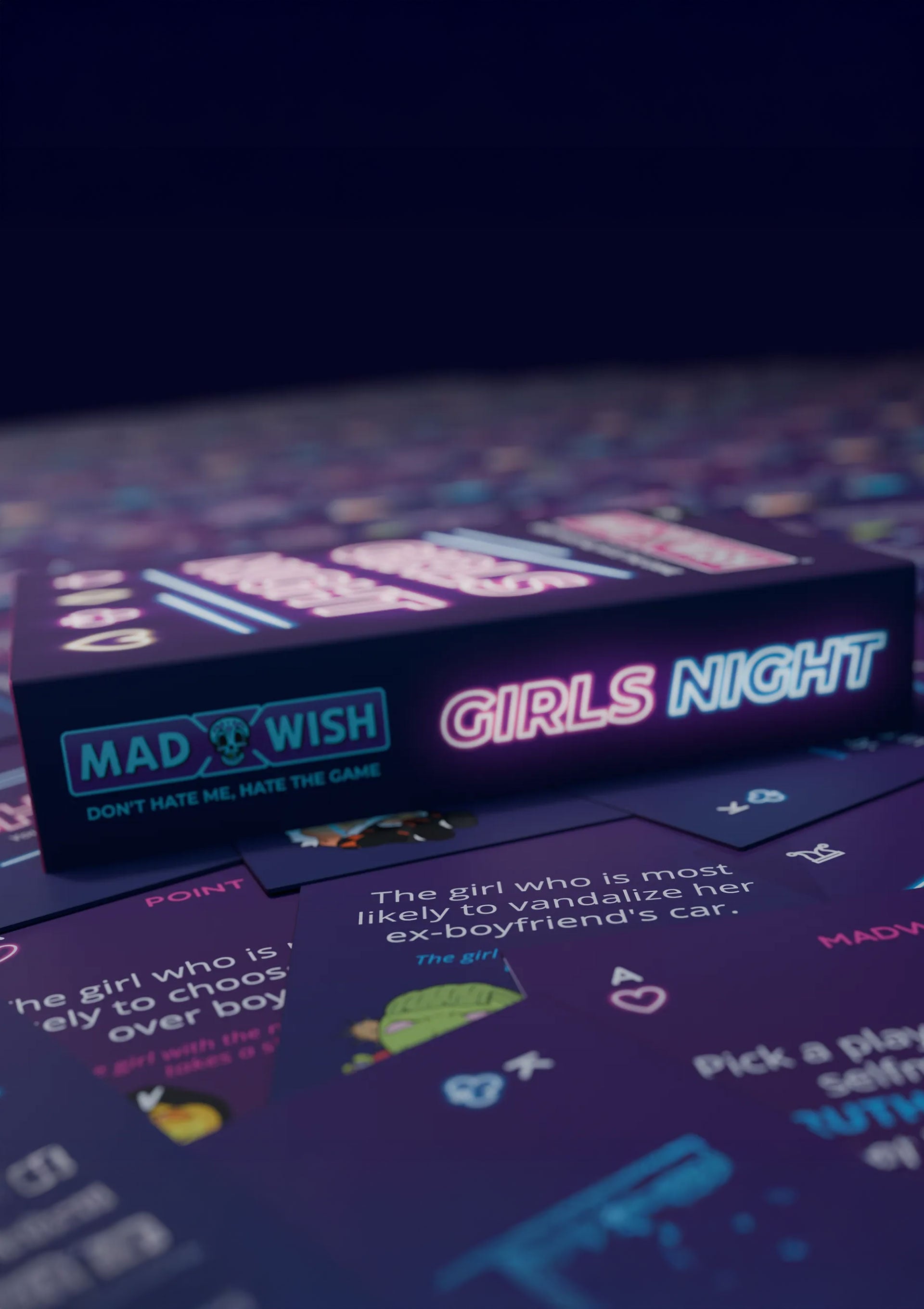 Jeu coquin Mad Party Games MadWish Girls Cards 24 pcs