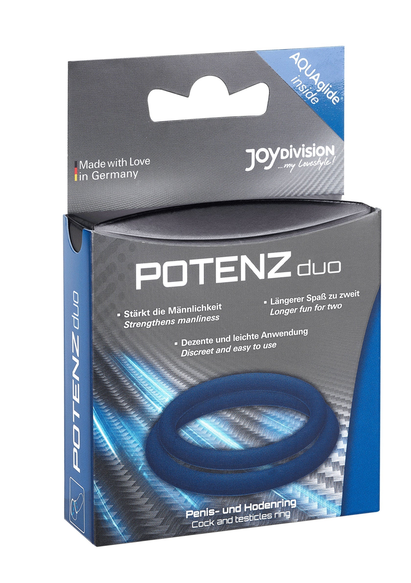 Performance masculine Joy Division POTENZduo ring Medium