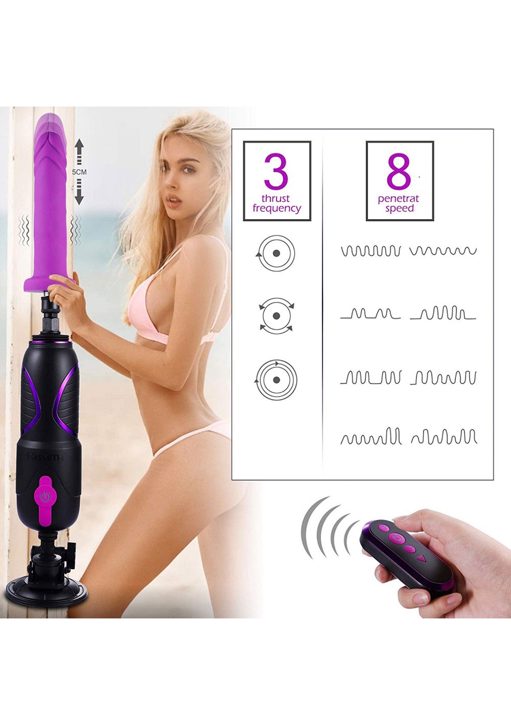 Accessoire HiSmith Premium Travel FuckMachine 2.0